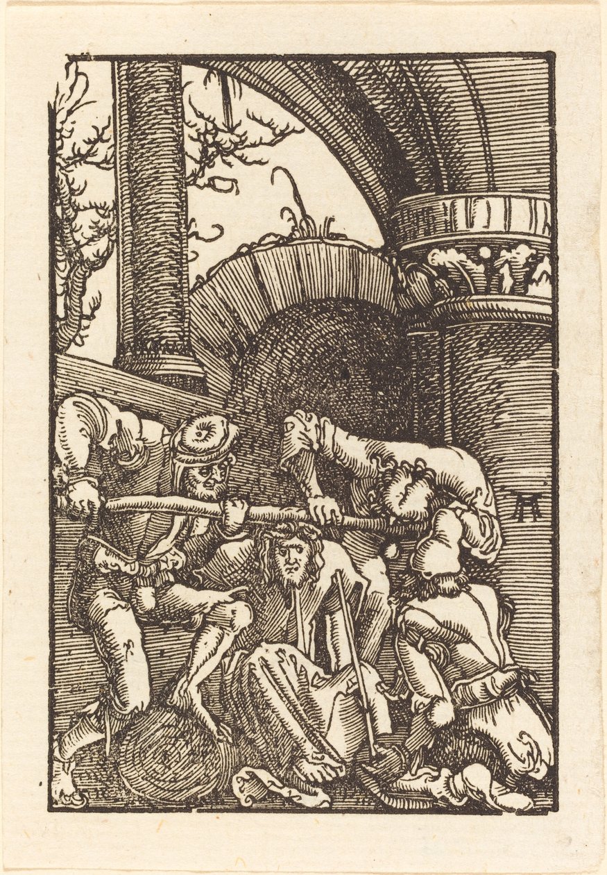 Dikenlerle Taçlandırılan İsa by Albrecht Altdorfer