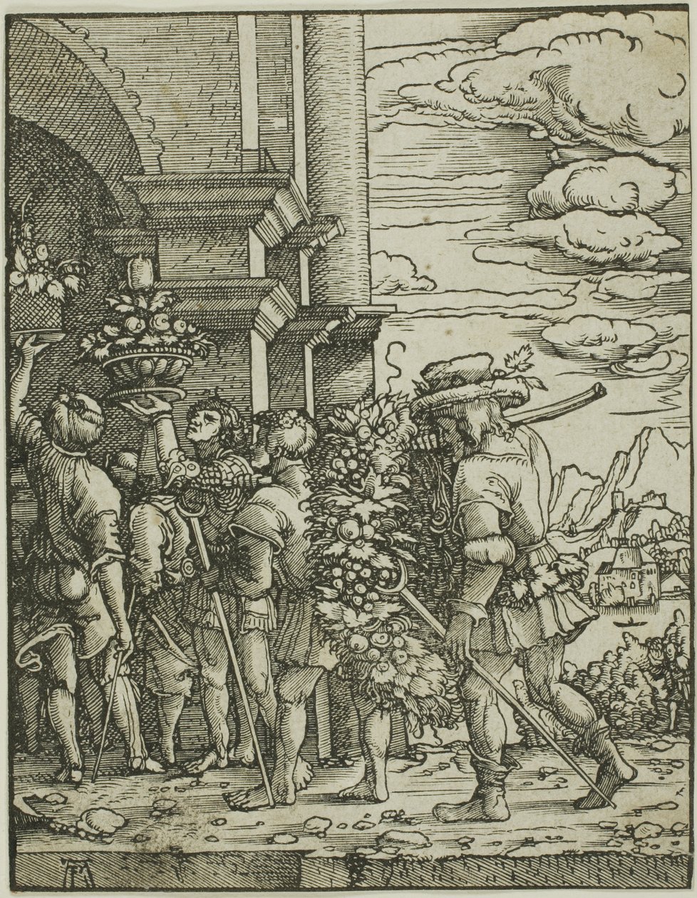 Joshua ve Caleb by Albrecht Altdorfer