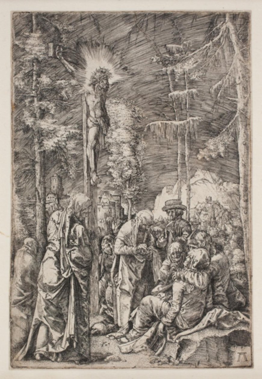 İsa çarmıhta by Albrecht Altdorfer
