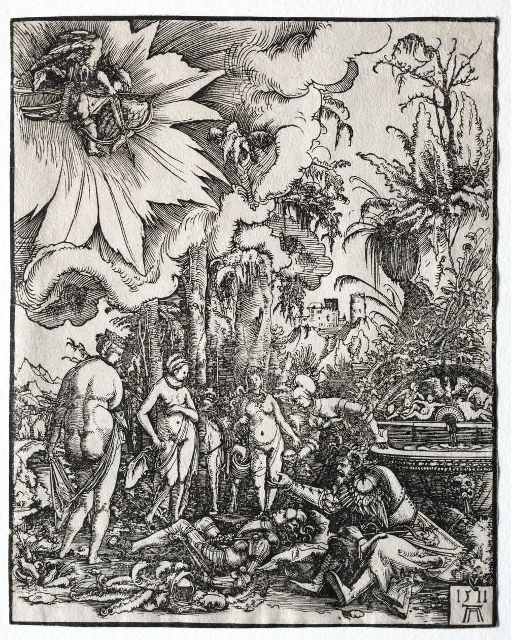 Paris'in Kararı, 1511. by Albrecht Altdorfer