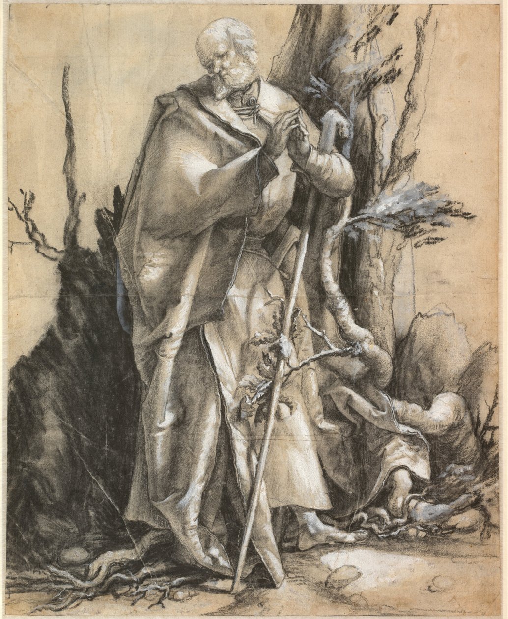 Ormandaki Sakallı Aziz by Albrecht Dürer