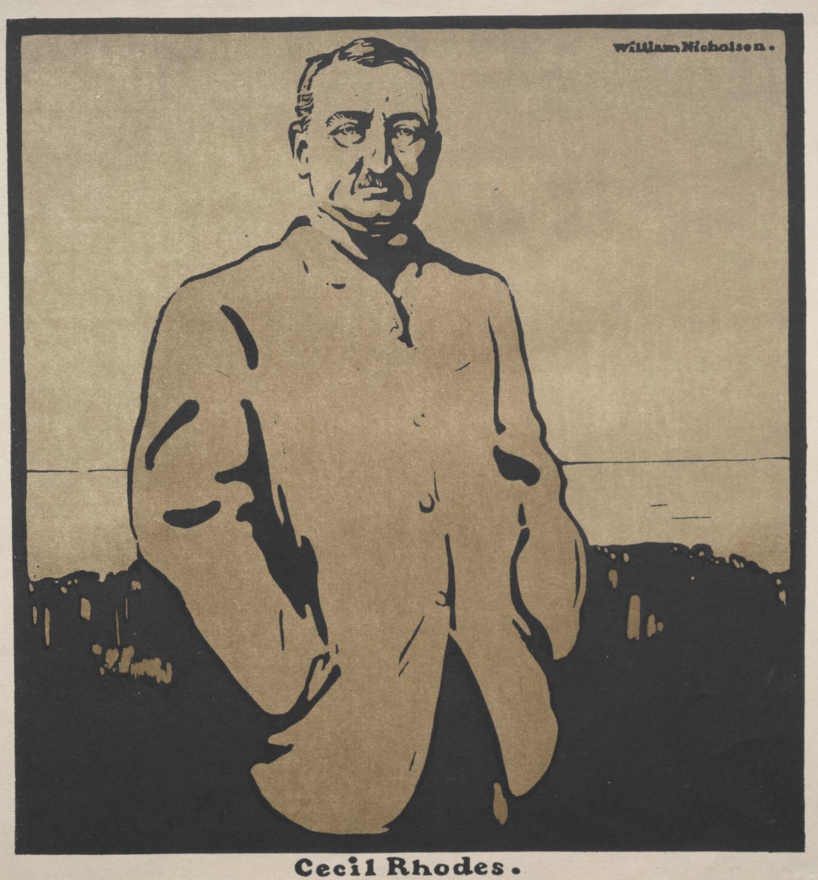 Cecil Rodos by William Nicholson
