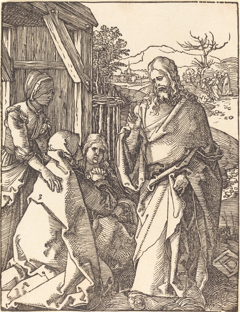 Mesih Annesinden Ayrılıyor by Albrecht Dürer