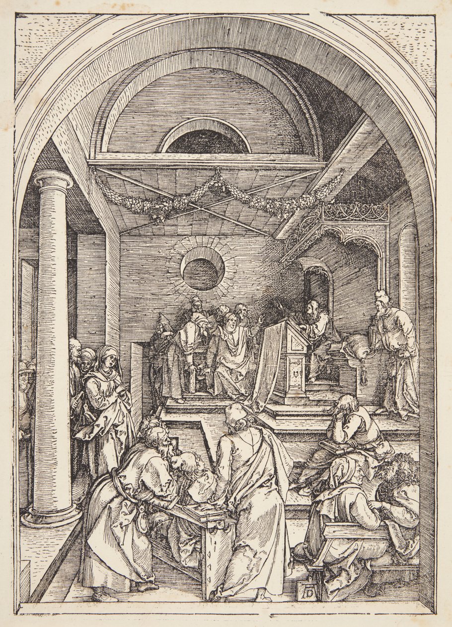 Doktorlar arasında İsa by Albrecht Dürer