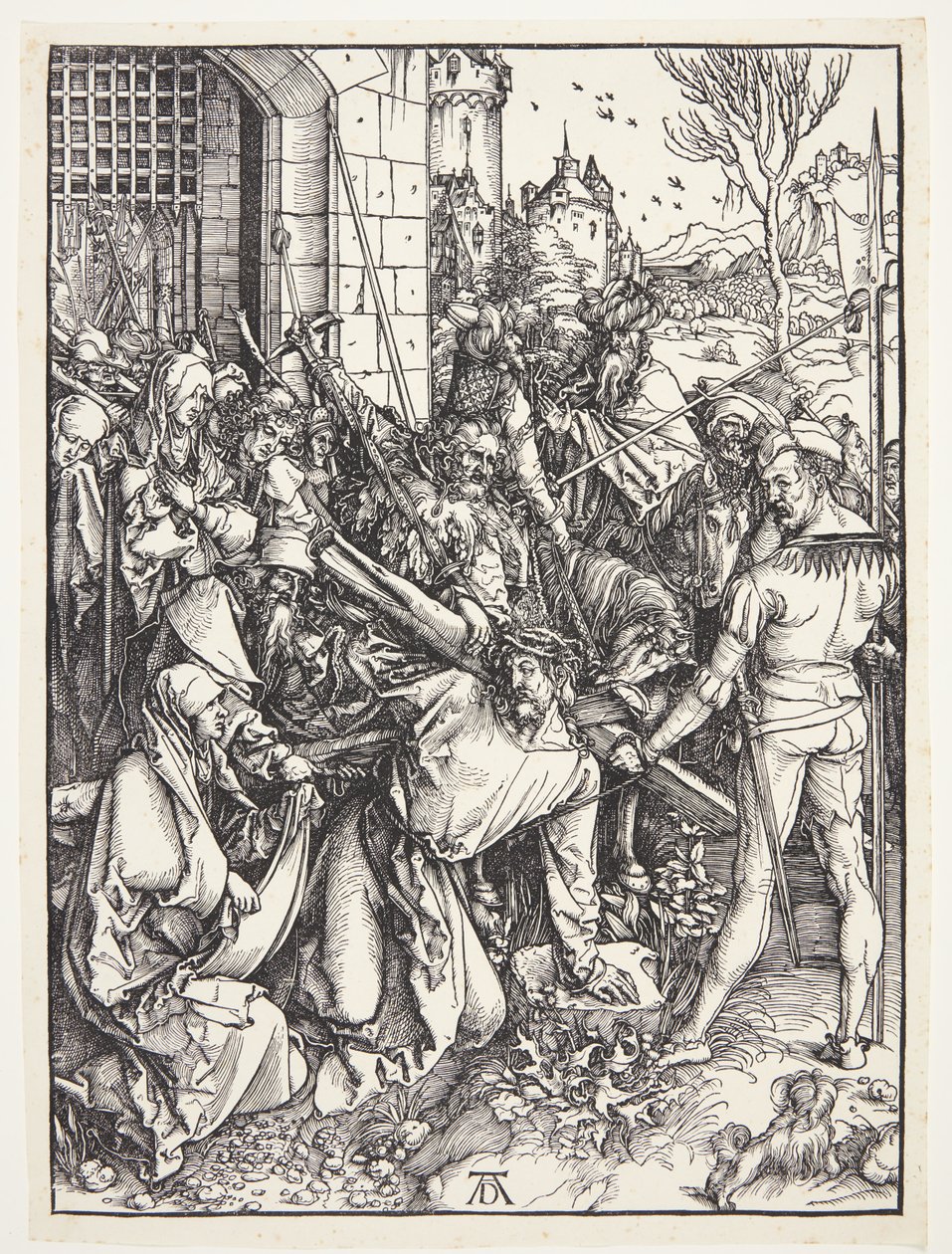 haç taşıyan İsa by Albrecht Dürer