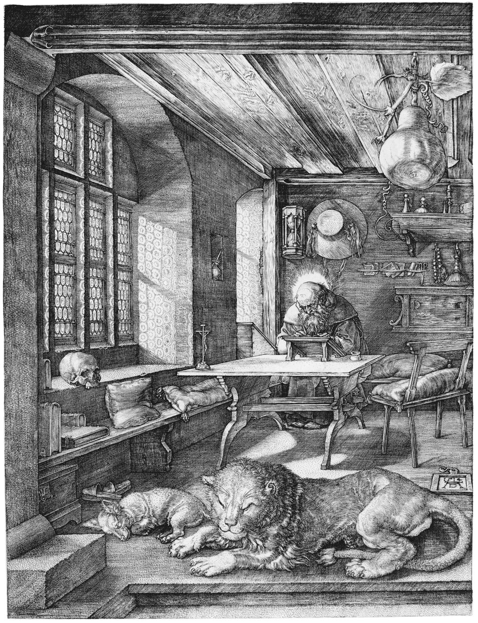 durumda Aziz Jerome by Albrecht Dürer