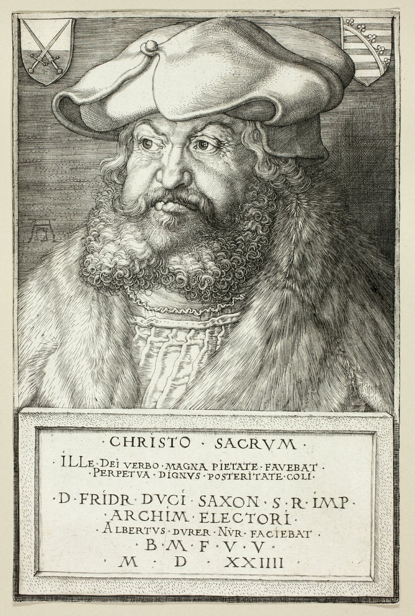 Seçmen Frederick Saksonya Bilgesi by Albrecht Dürer