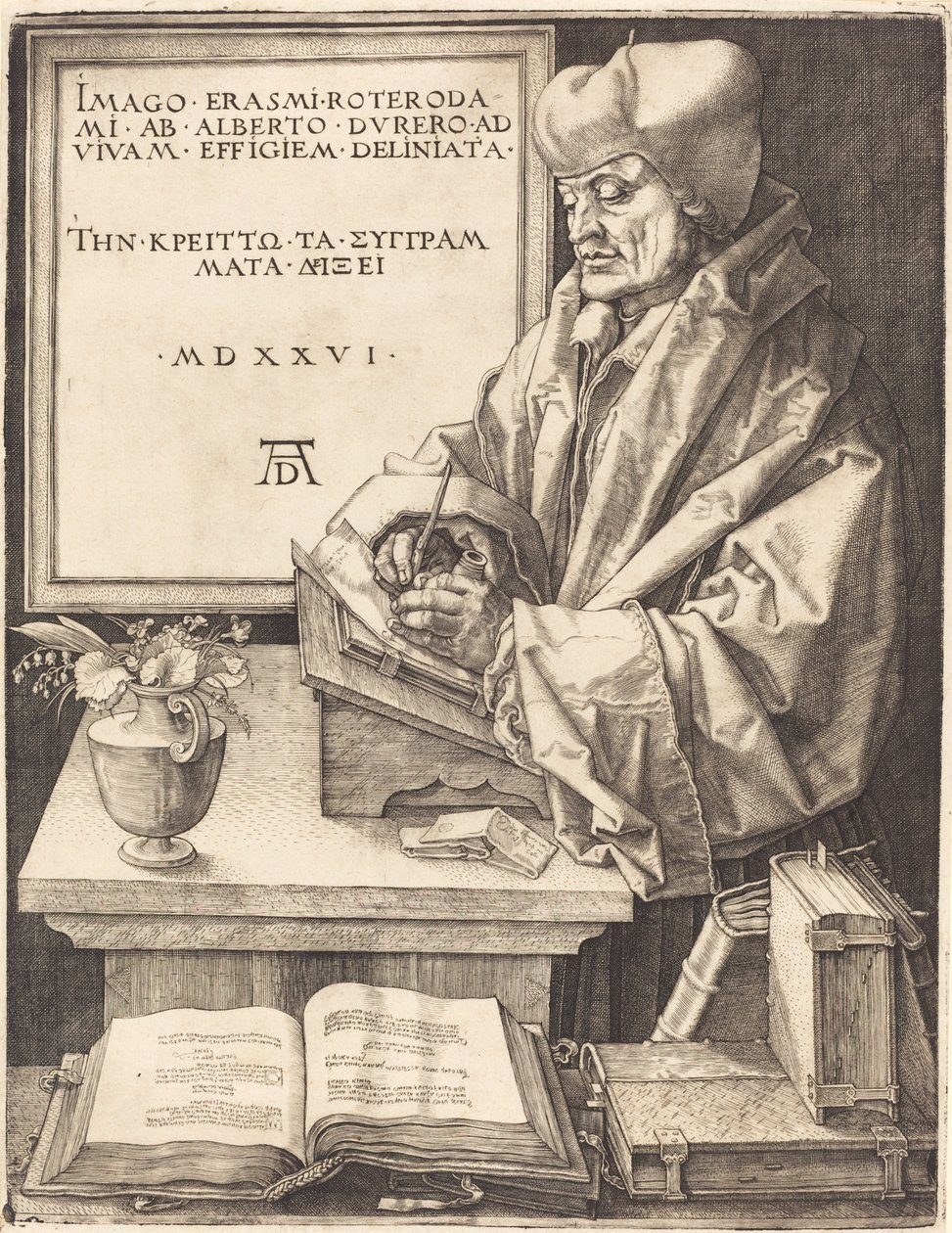 Rotterdam Erasmusu by Albrecht Dürer