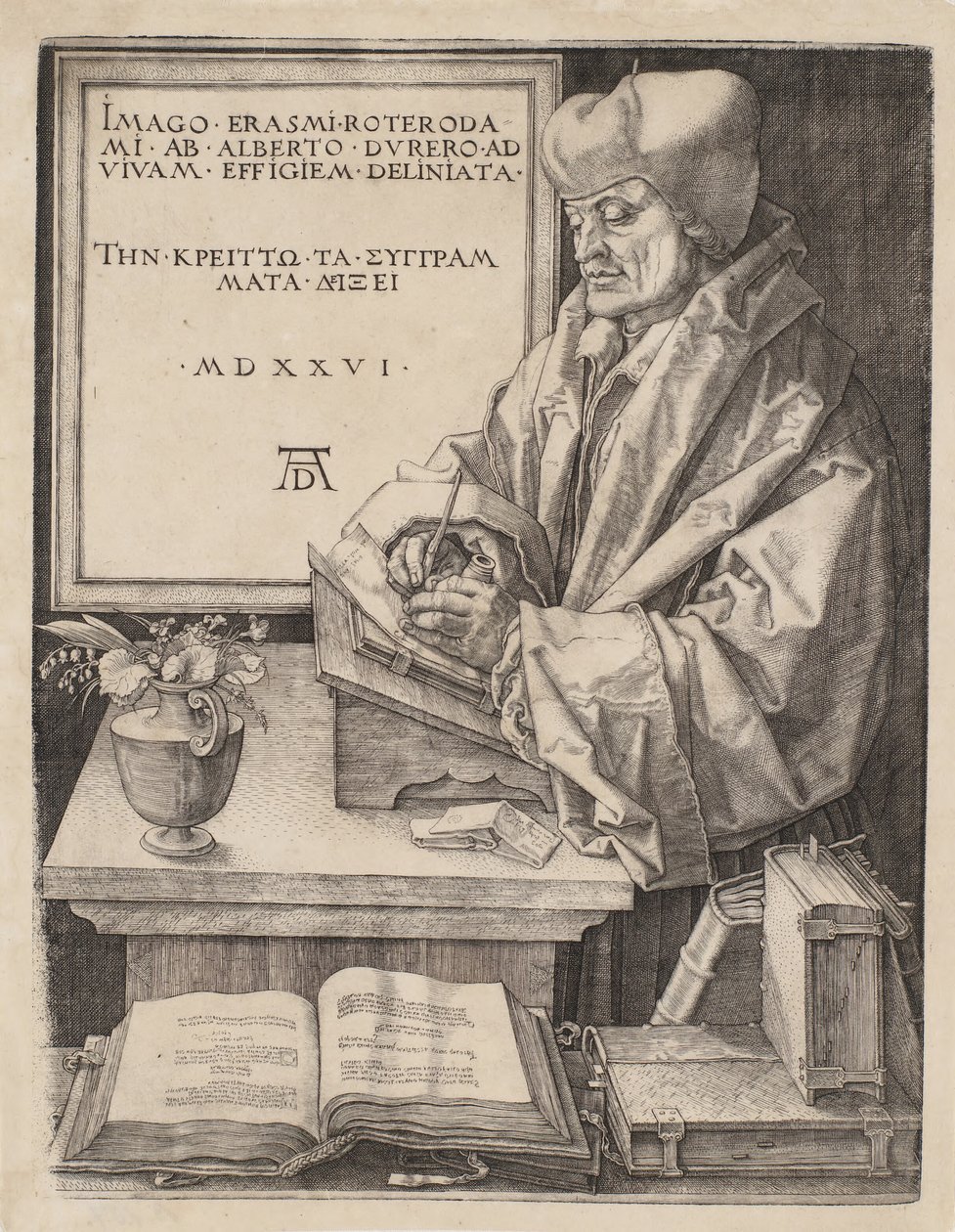 Rotterdam Erasmusu by Albrecht Dürer