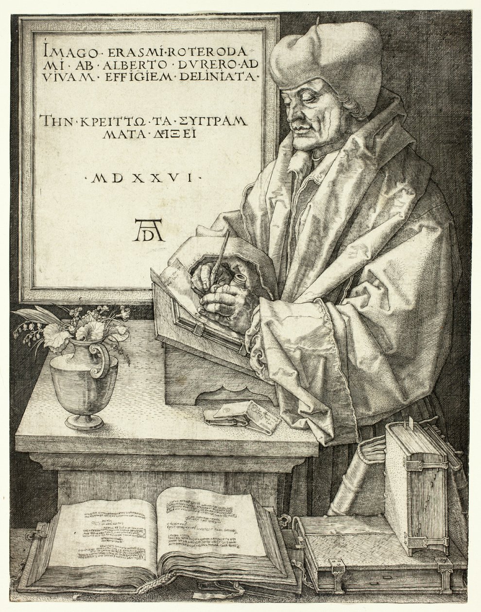 Rotterdam Erasmusu by Albrecht Dürer