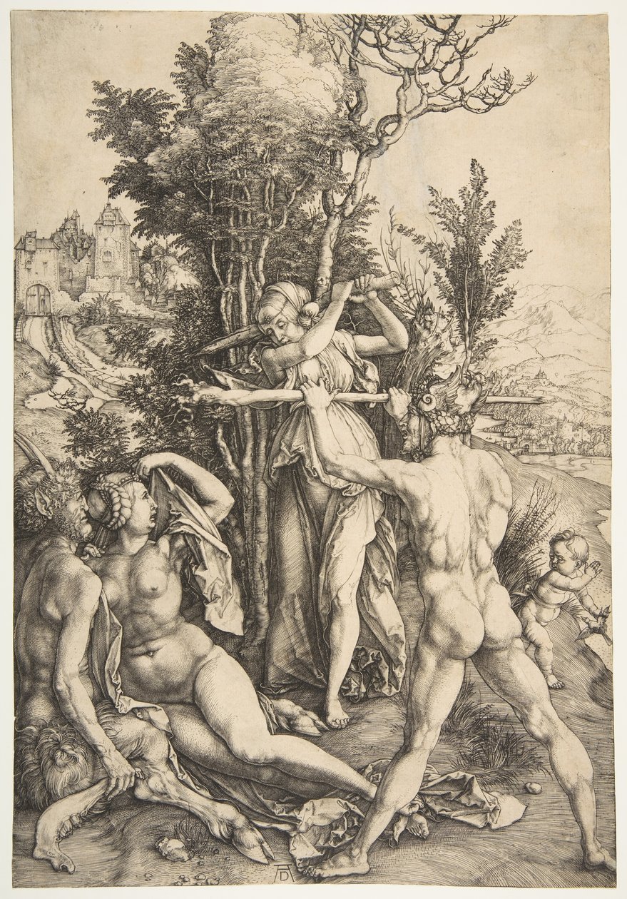Herkül Kavşakta, yaklaşık. 1498. by Albrecht Dürer