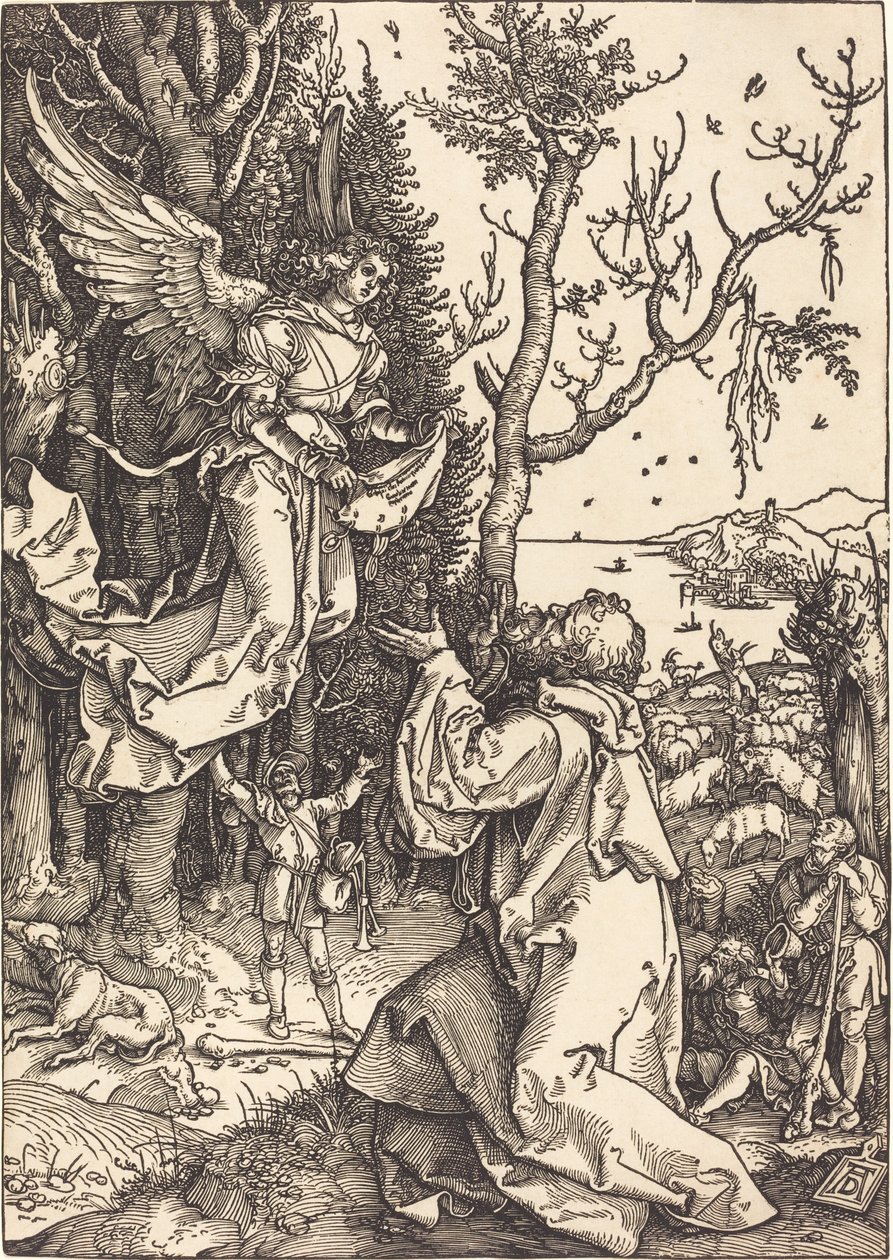 Joachim ve Melek by Albrecht Dürer
