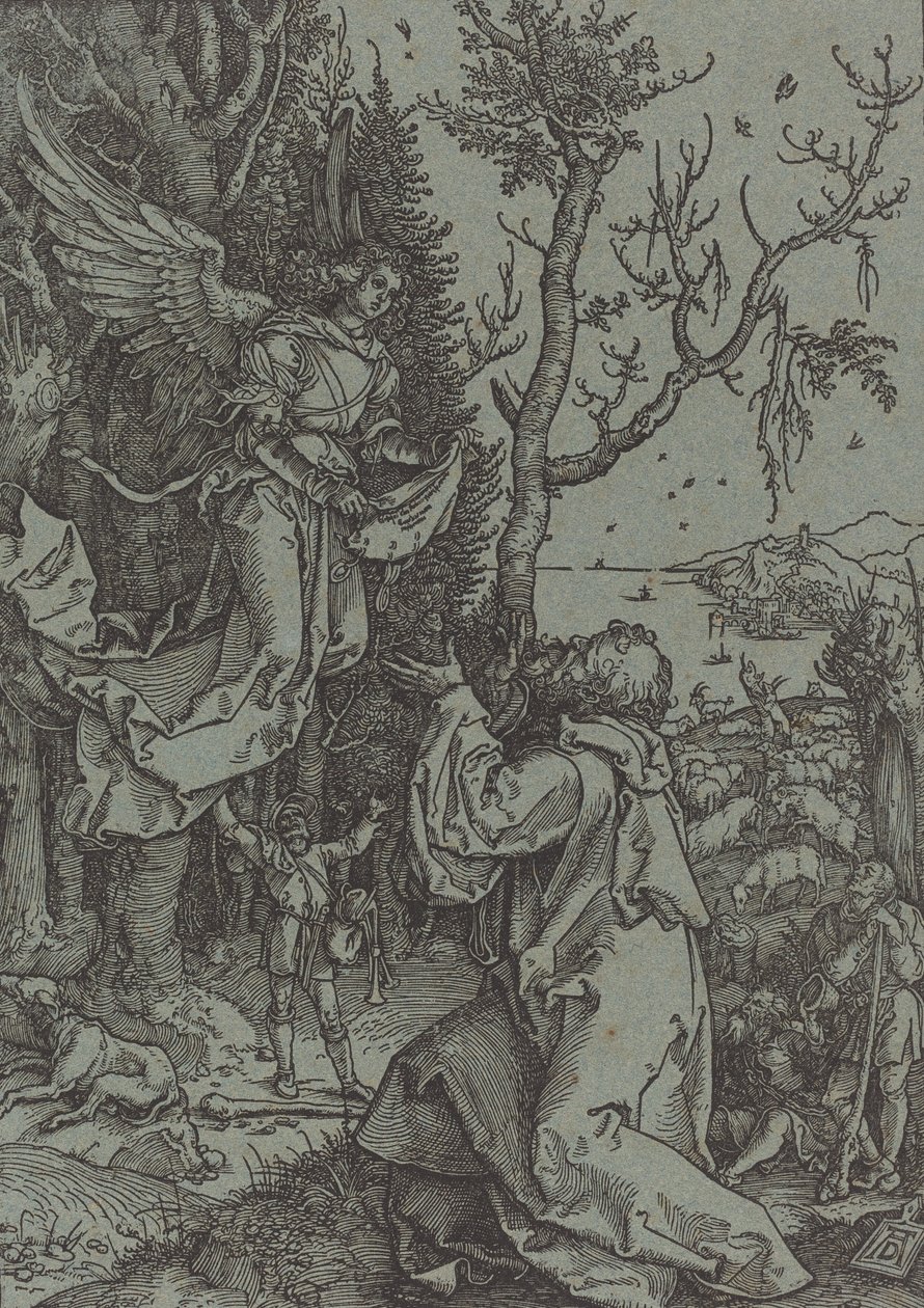 Joachim ve Melek, c. 1504. by Albrecht Dürer