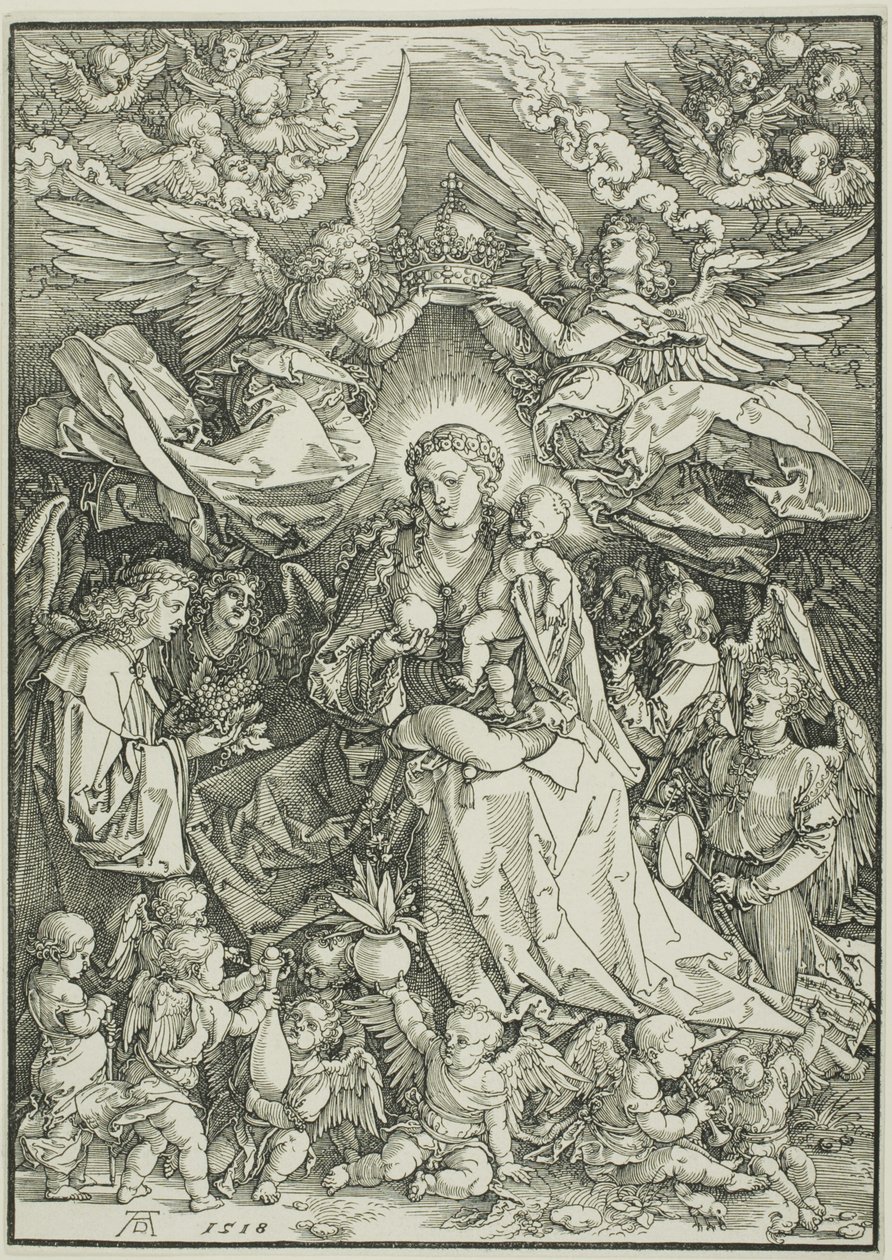 Meleklerin Madonna Kraliçesi by Albrecht Dürer