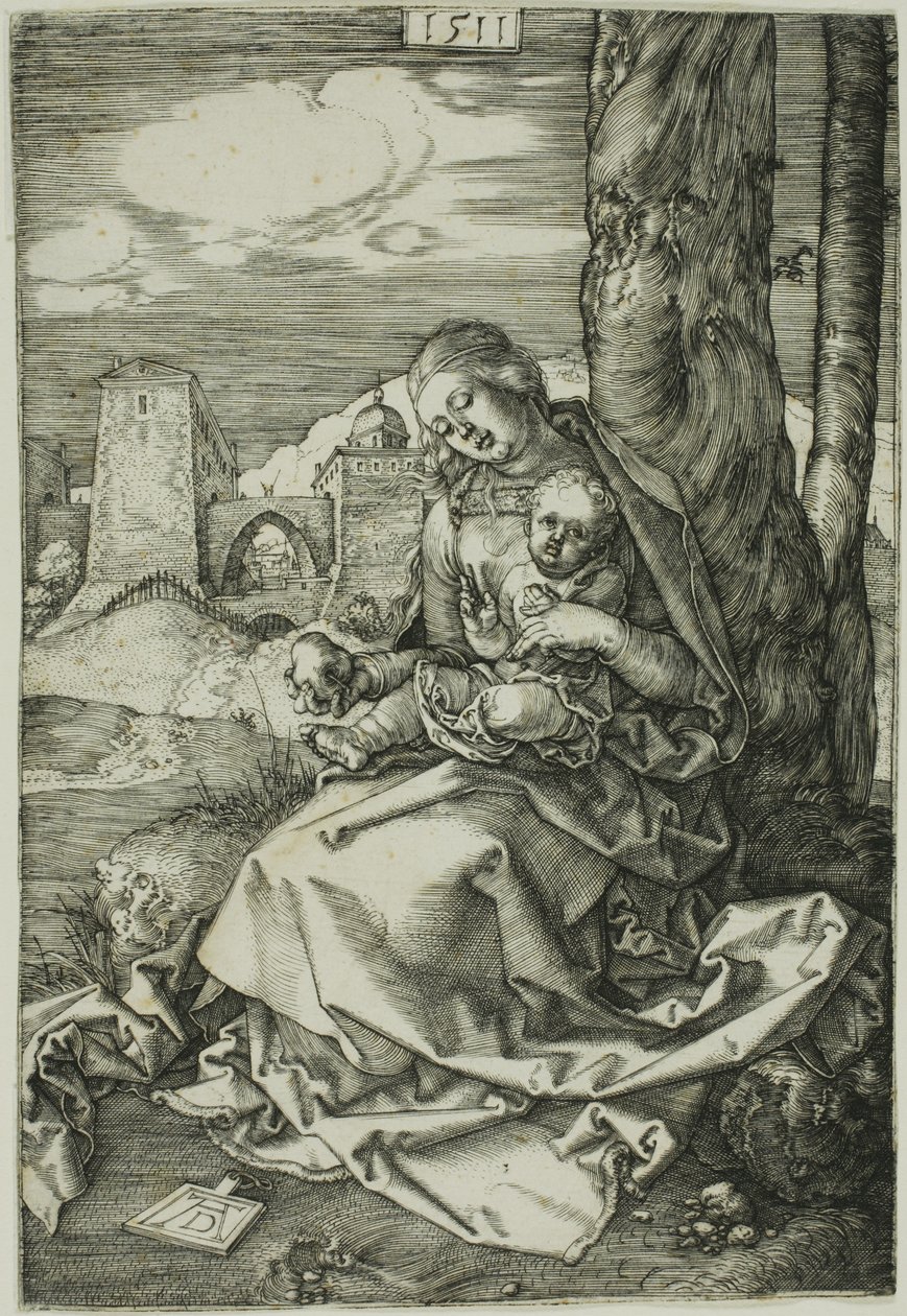 Armut ile Madonna by Albrecht Dürer