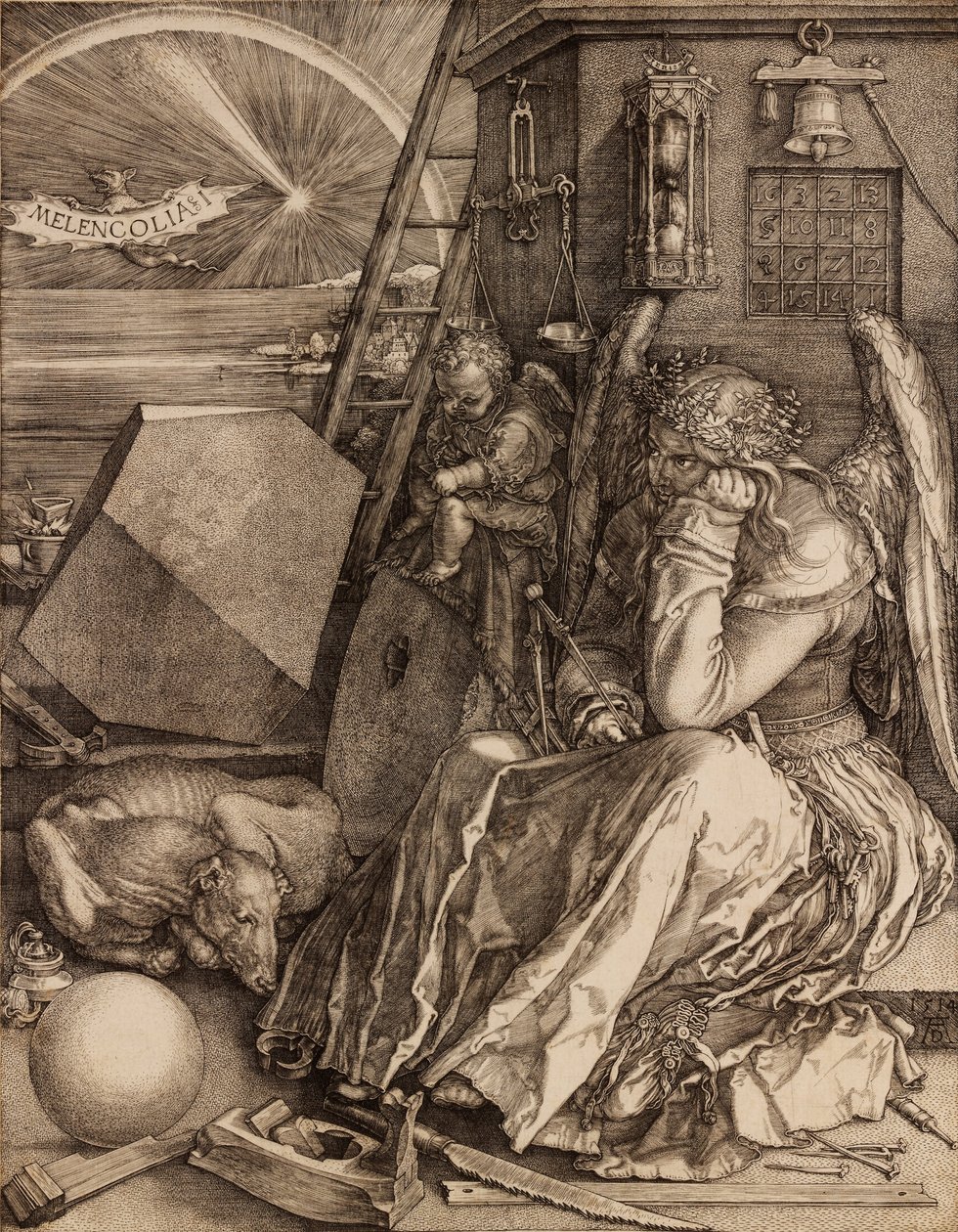 Melenkolya I, 1514 by Albrecht Dürer