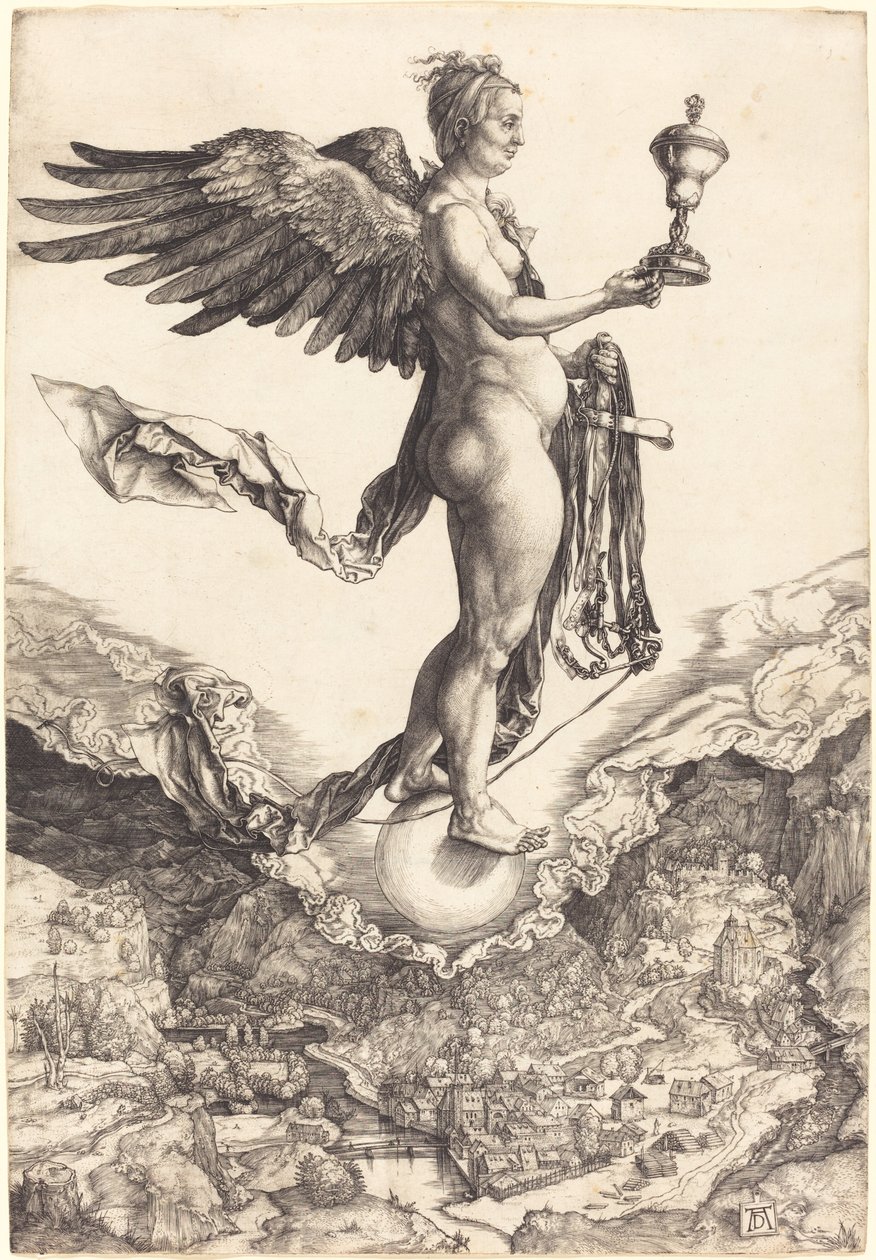 Nemesis (Büyük Servet) by Albrecht Dürer