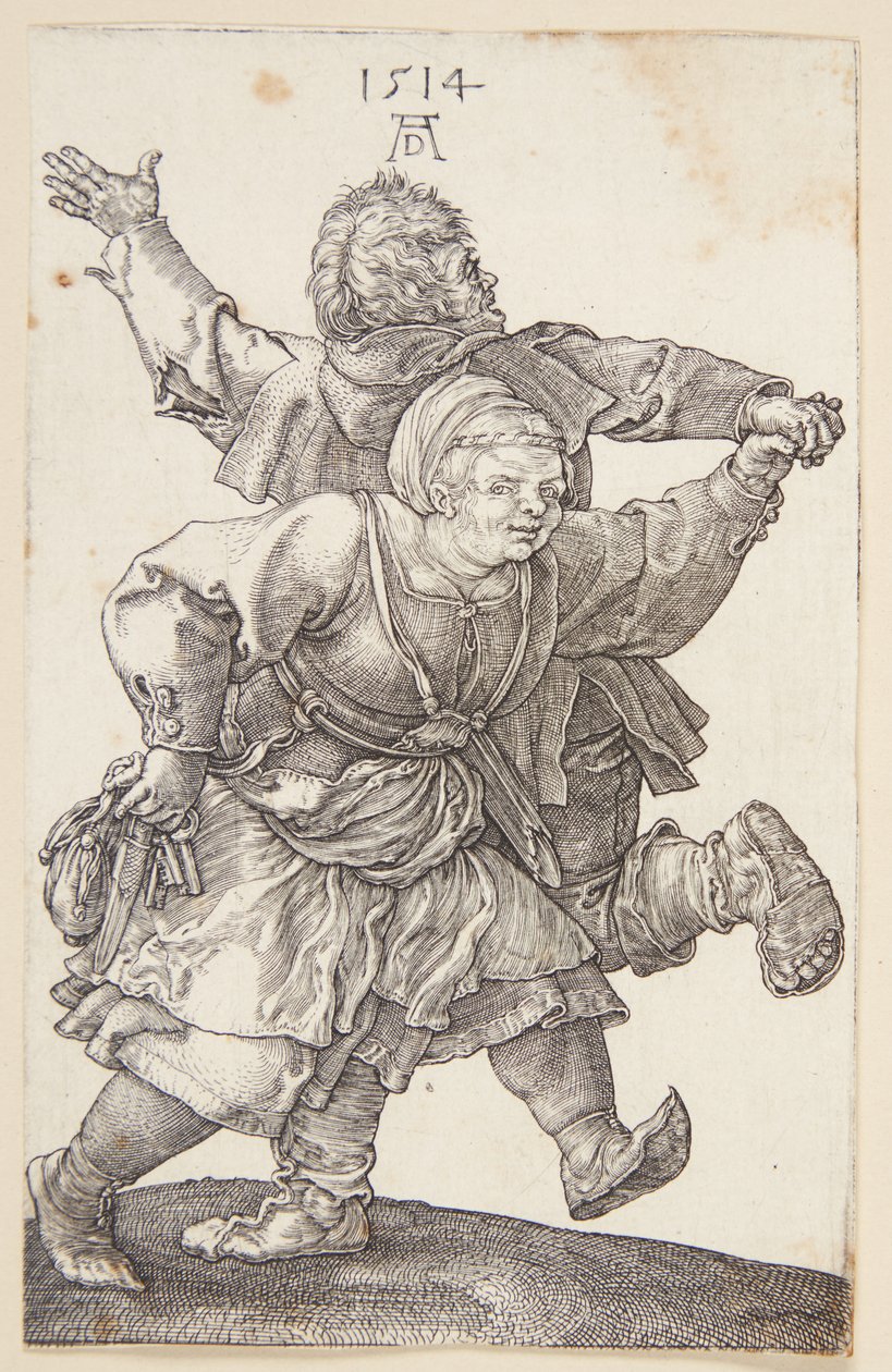 Köylü çift dans by Albrecht Dürer