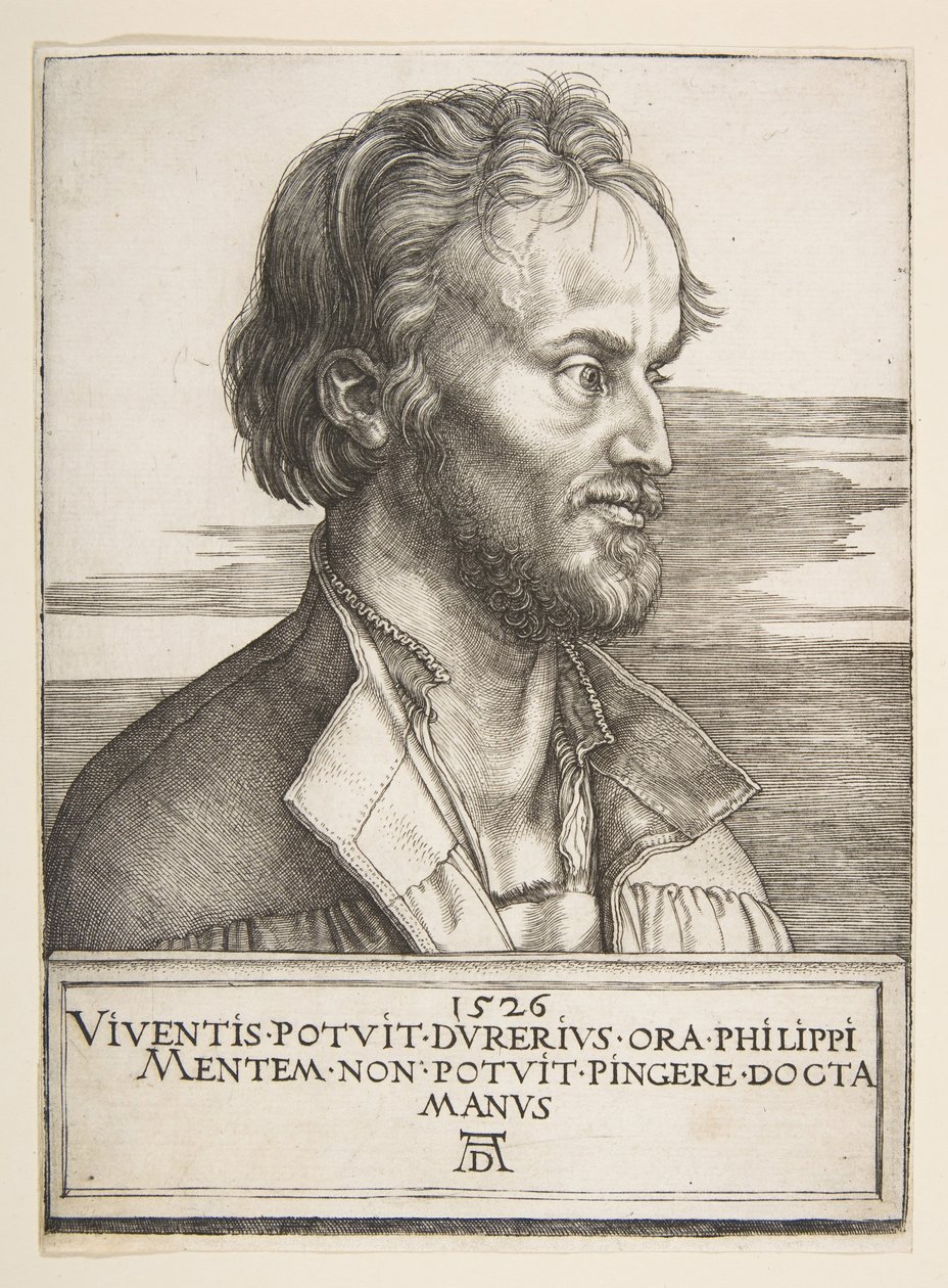 Philip Melanchthon, 1526. by Albrecht Dürer