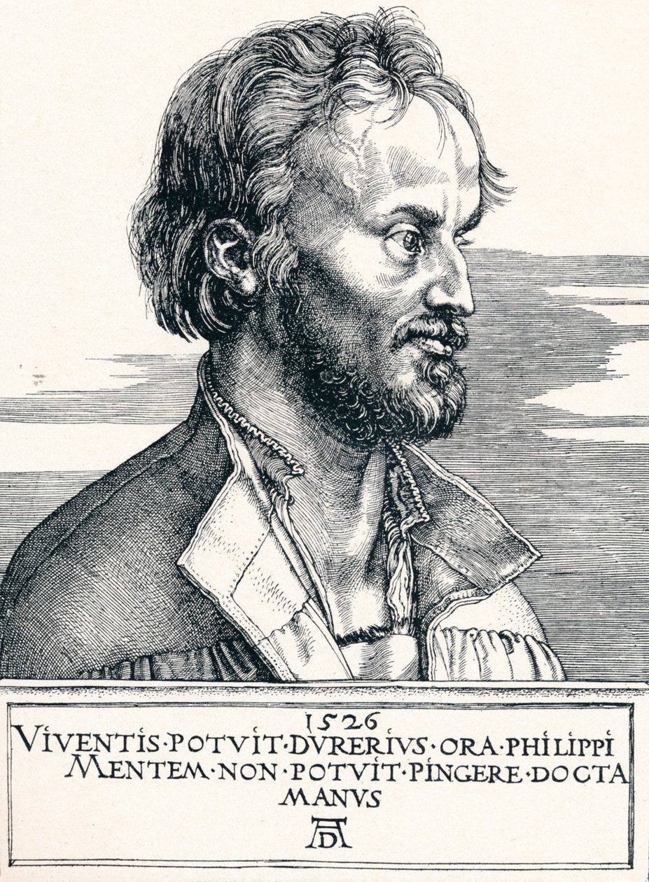 Philip Melanchthon, 1526 1906. by Albrecht Dürer