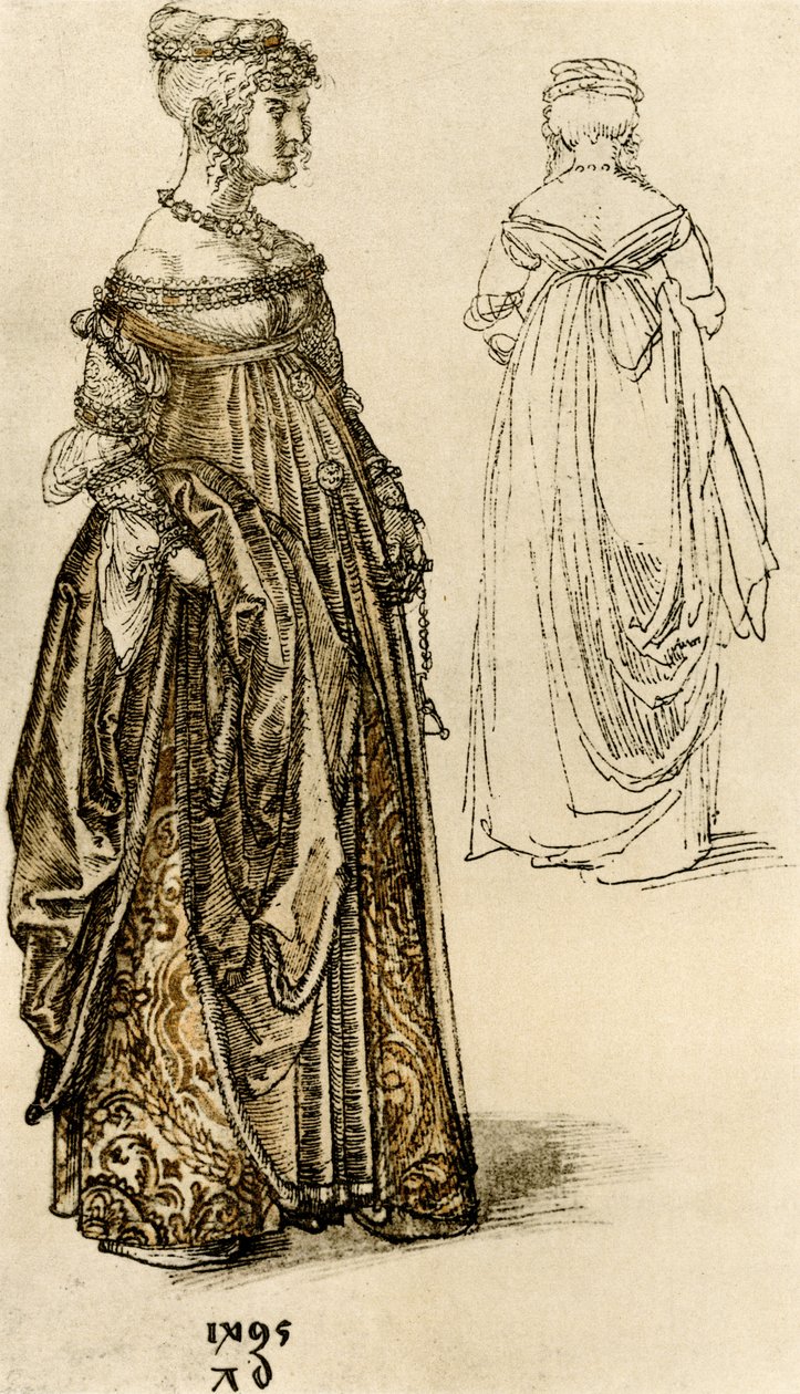 lüks Venedikli bayan by Albrecht Dürer