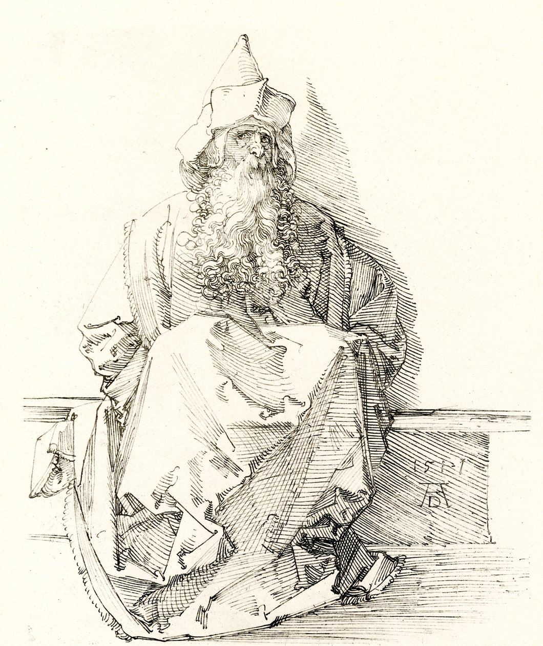 Peygamber figürü by Albrecht Dürer