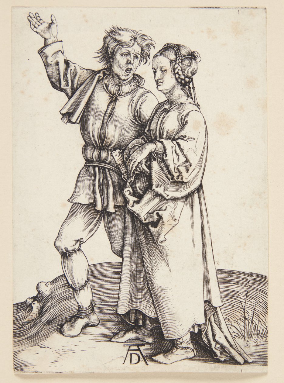 rustik çift by Albrecht Dürer