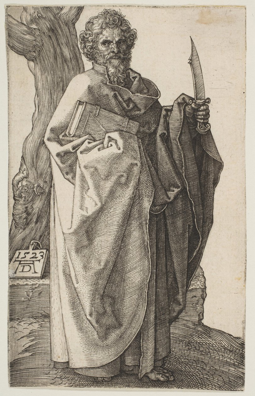 Aziz Bartholomeos, 1523. by Albrecht Dürer