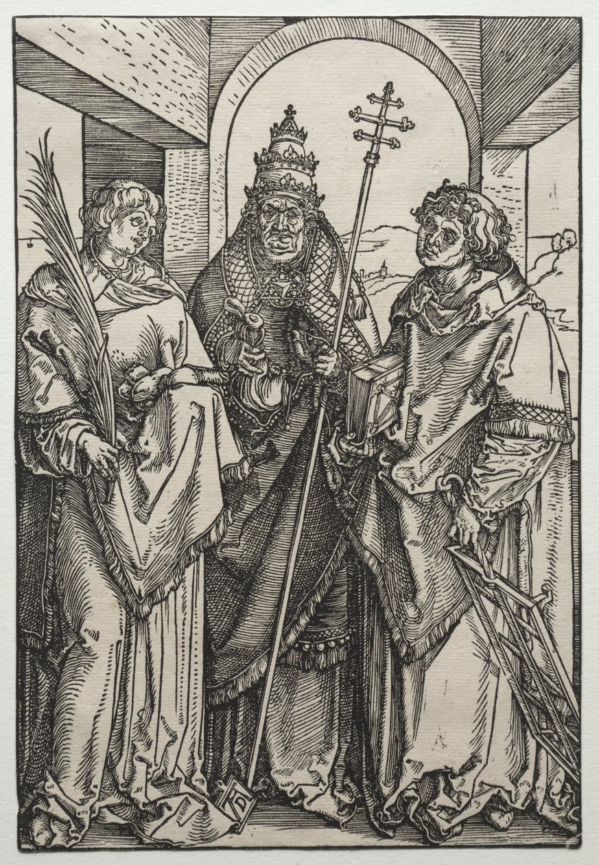 Aziz Stephen, Sixtus ve Laurence. by Albrecht Dürer