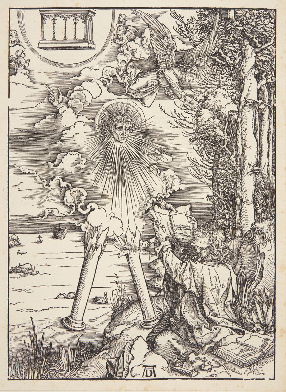 John Kitabı Yutuyor by Albrecht Dürer