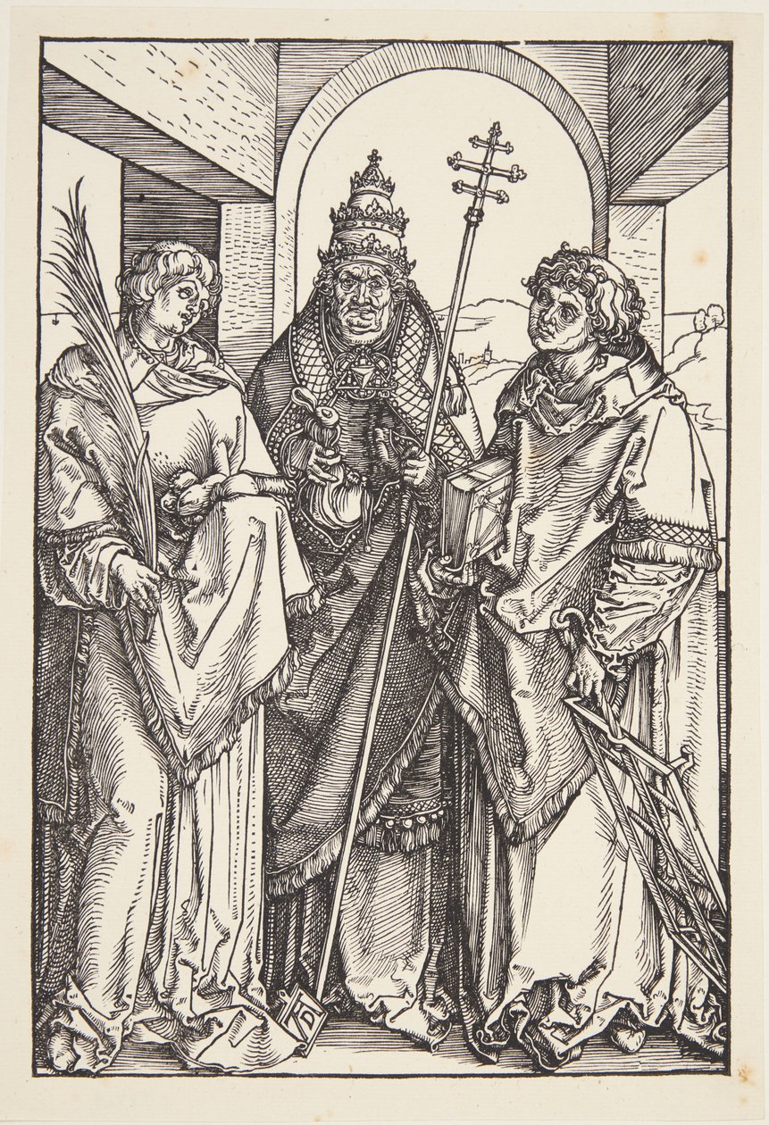 St. Lawrence, Sixtus ve Stephen by Albrecht Dürer