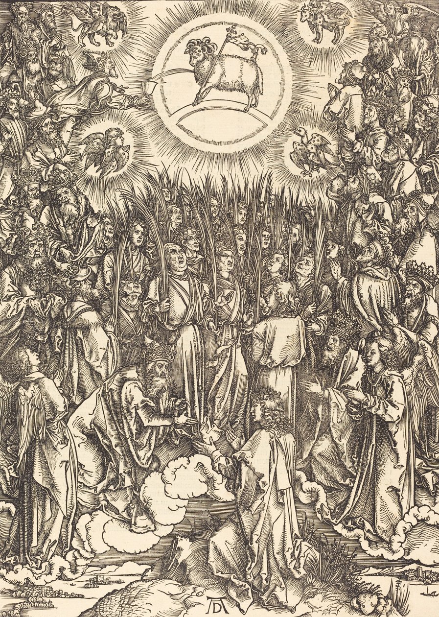 Kuzuya Tapınma, 1498. by Albrecht Dürer