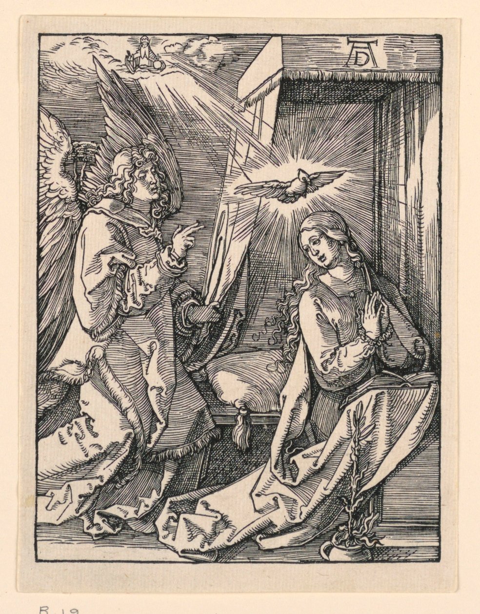 Küçük Tutku Serisinden Müjde by Albrecht Dürer
