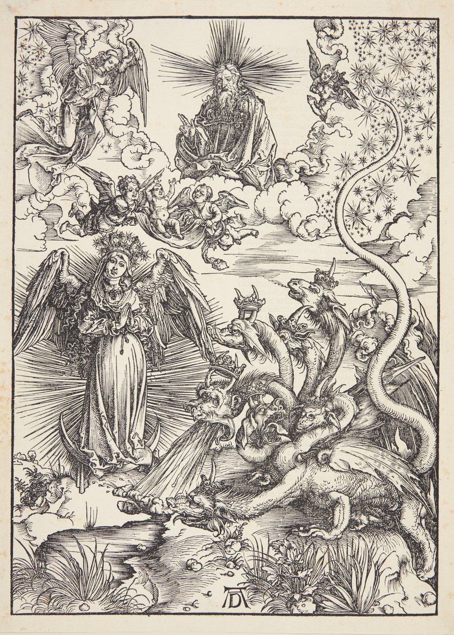 Apokaliptik Kadın by Albrecht Dürer
