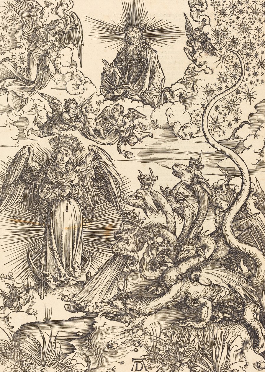 Apokaliptik Kadın, 1498. by Albrecht Dürer