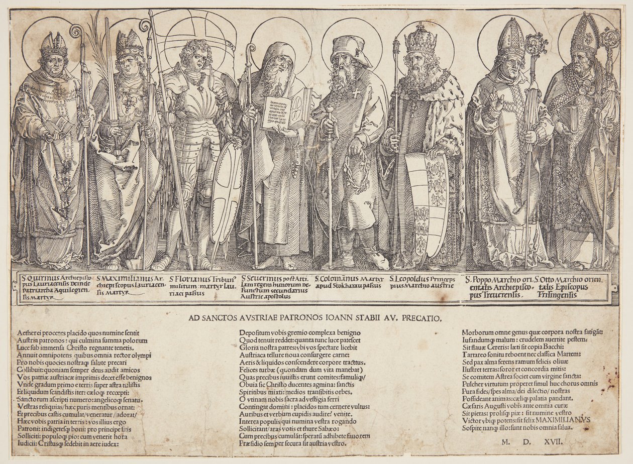 Avusturyalı azizler by Albrecht Dürer
