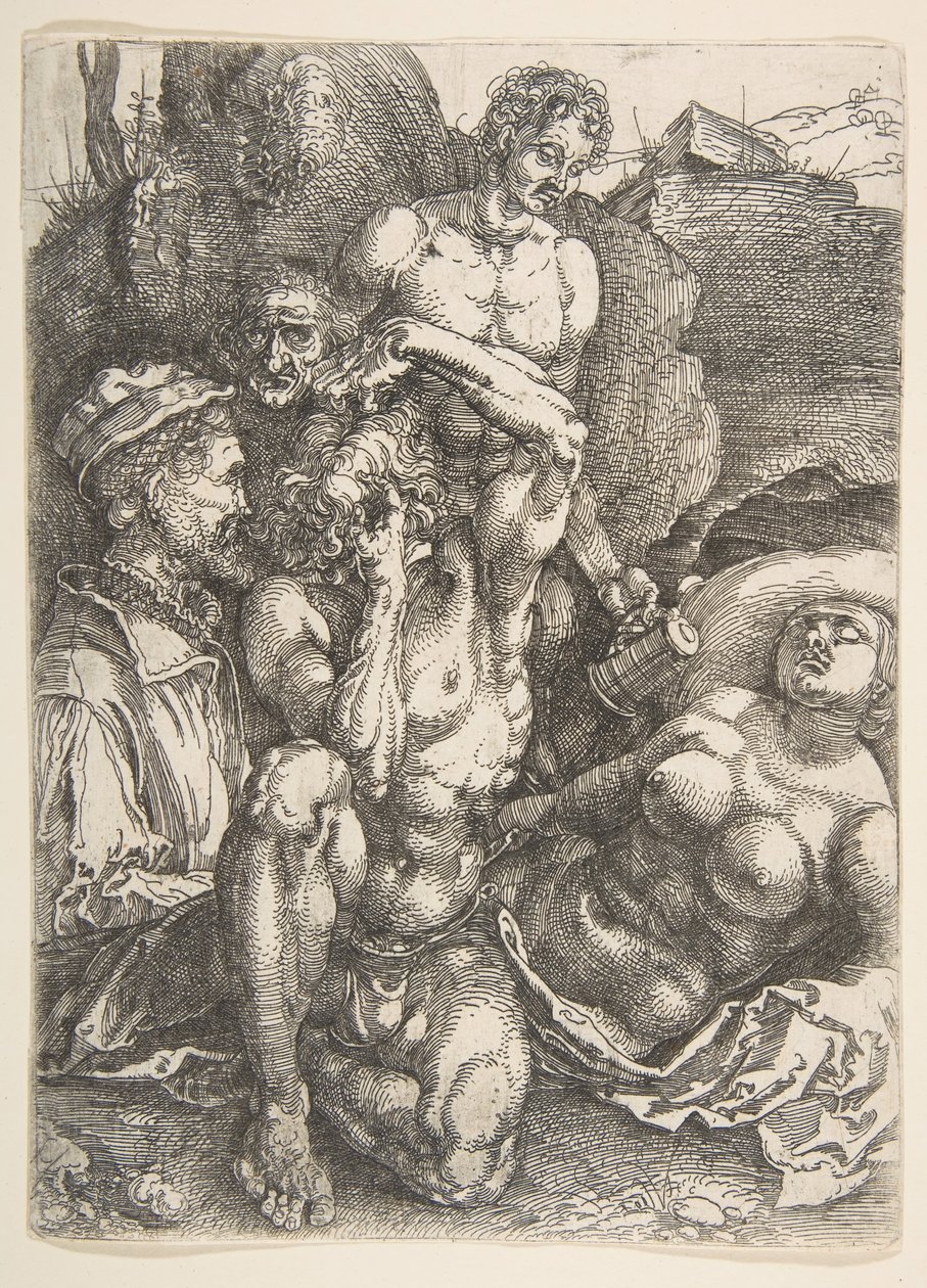Çaresiz Adam, ca. 1515. by Albrecht Dürer