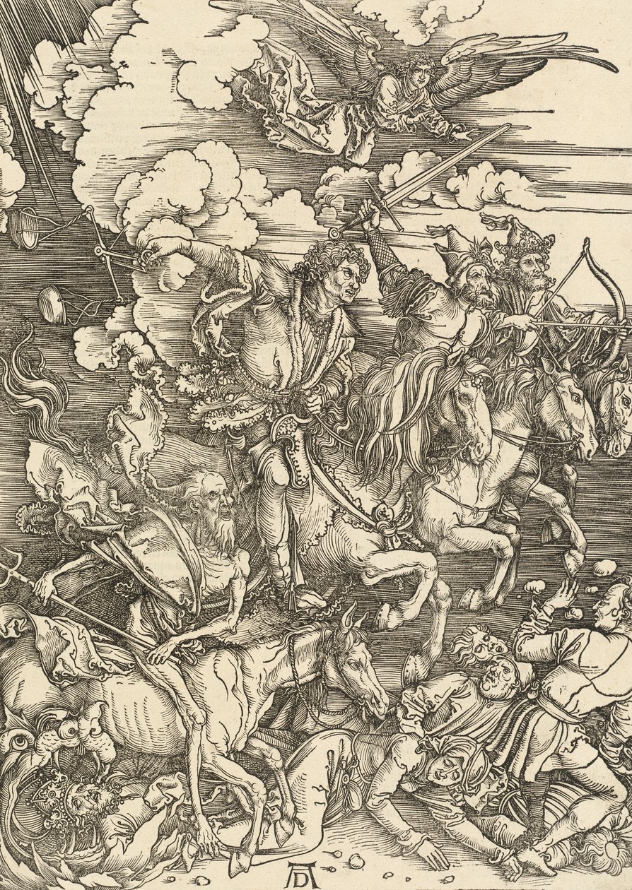 Dört Atlı, 1498. by Albrecht Dürer