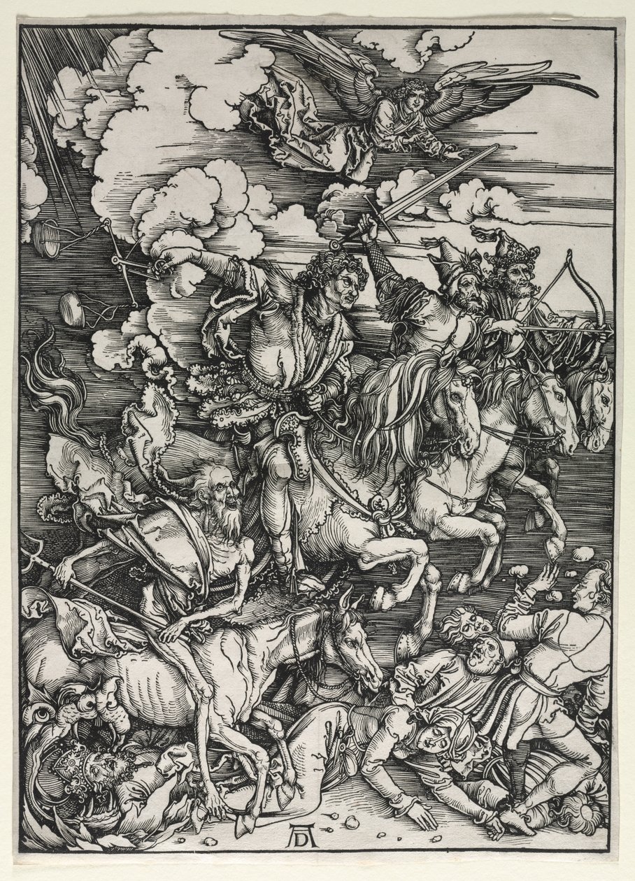 Mahşerden Dört Atlı by Albrecht Dürer