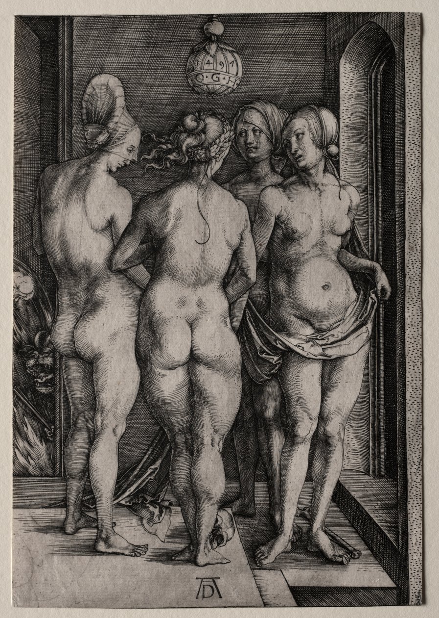 Dört Cadı (Dört Çıplak Kadın) by Albrecht Dürer