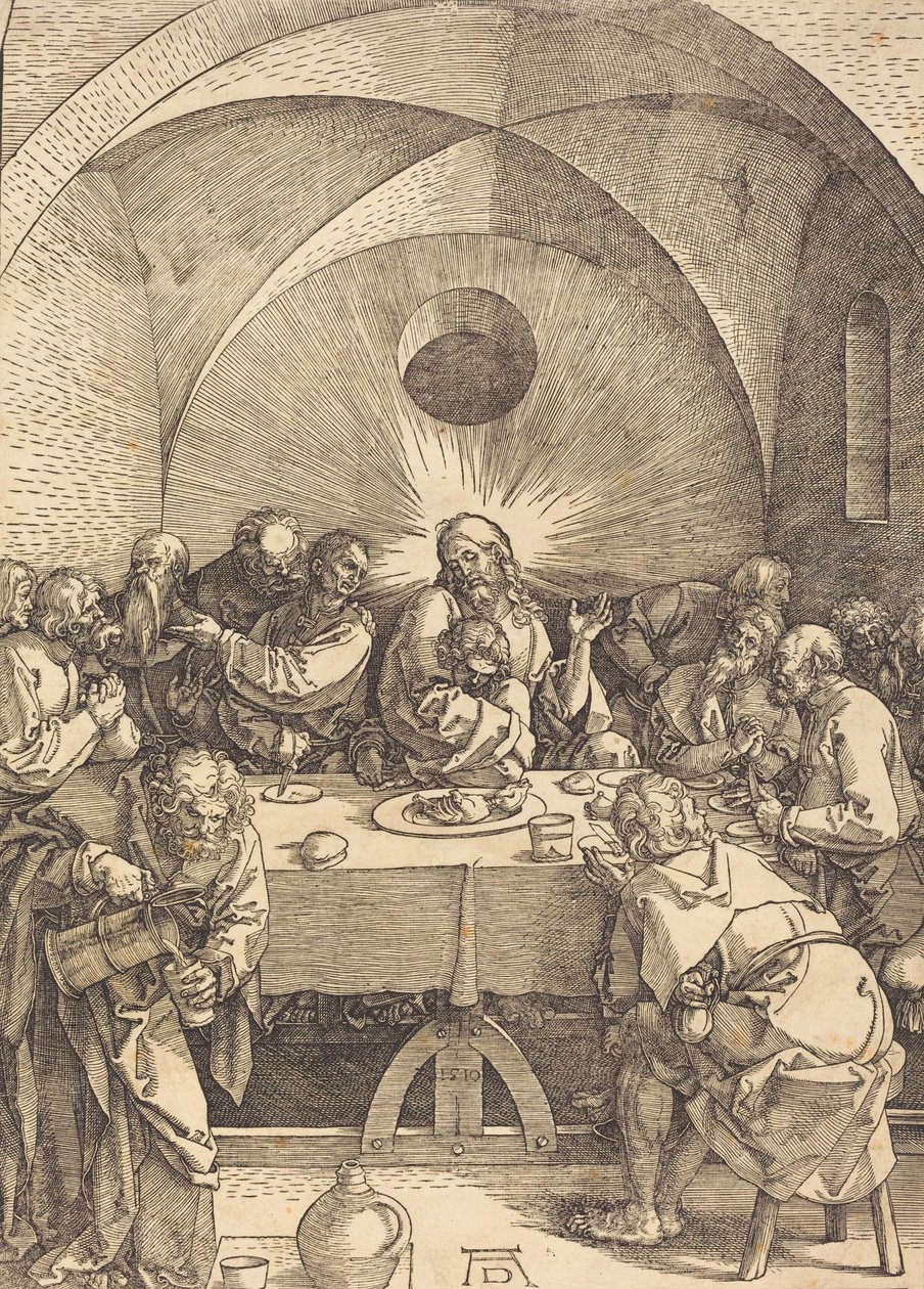Son Akşam Yemeği, 1510. by Albrecht Dürer