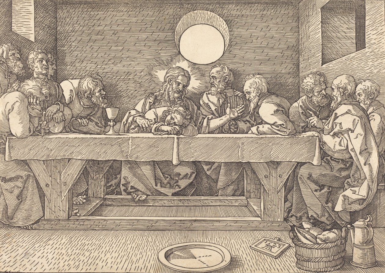 Son Akşam Yemeği, 1523. by Albrecht Dürer