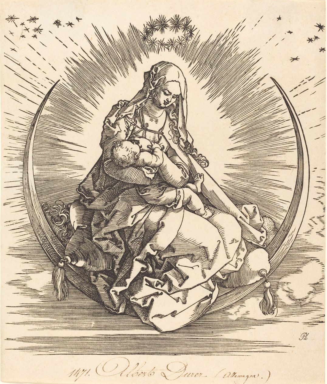 Hilaldeki Madonna, 15101511. by Albrecht Dürer