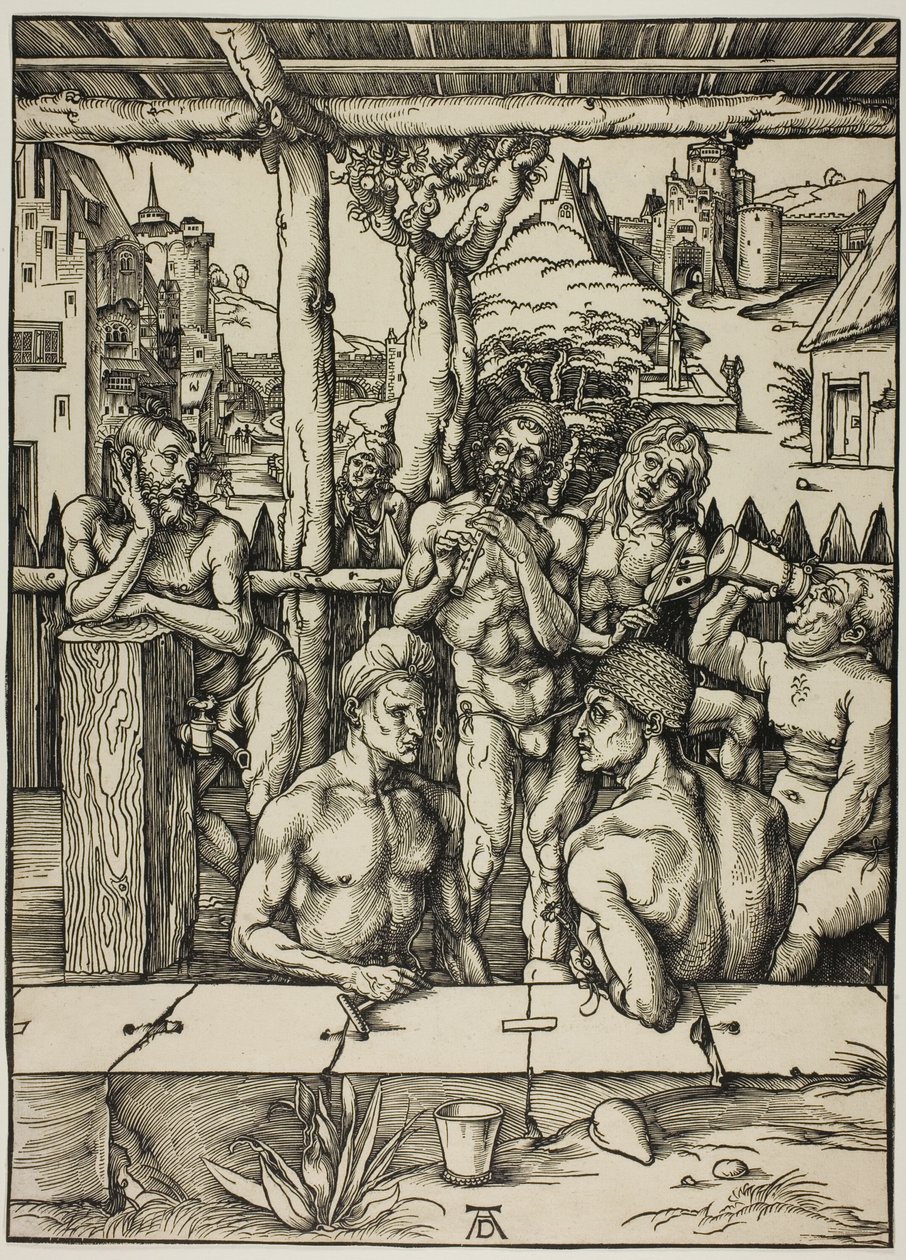 Erkekler Hamamı by Albrecht Dürer