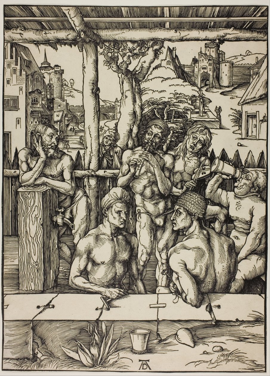 Erkekler Hamamı by Albrecht Dürer