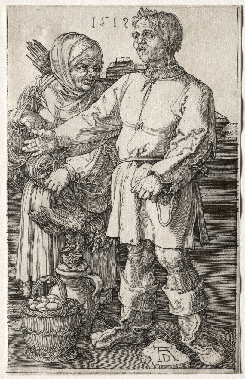 Pazardaki Köylüler, 1519. by Albrecht Dürer