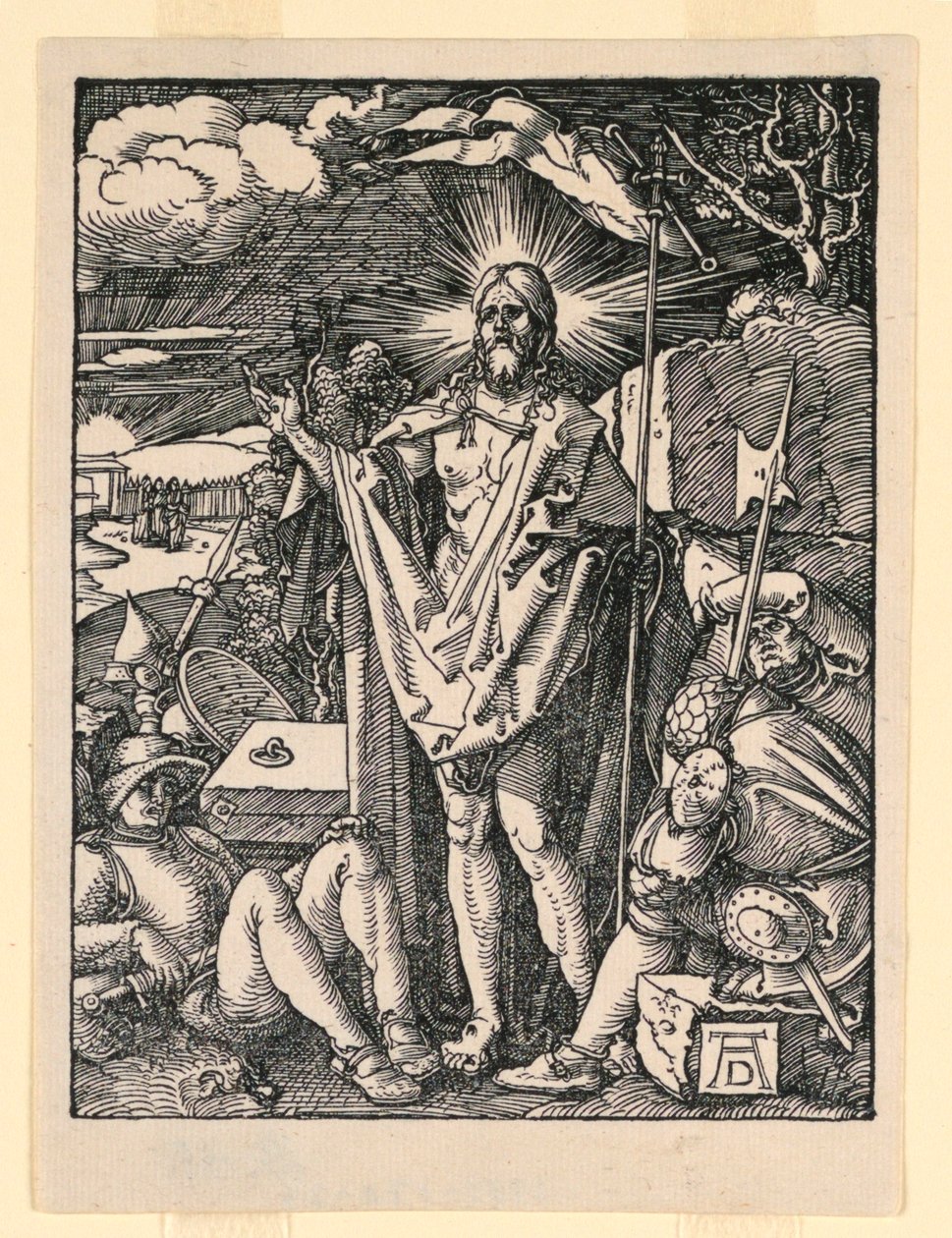 Küçük Tutku Serisinden Diriliş by Albrecht Dürer