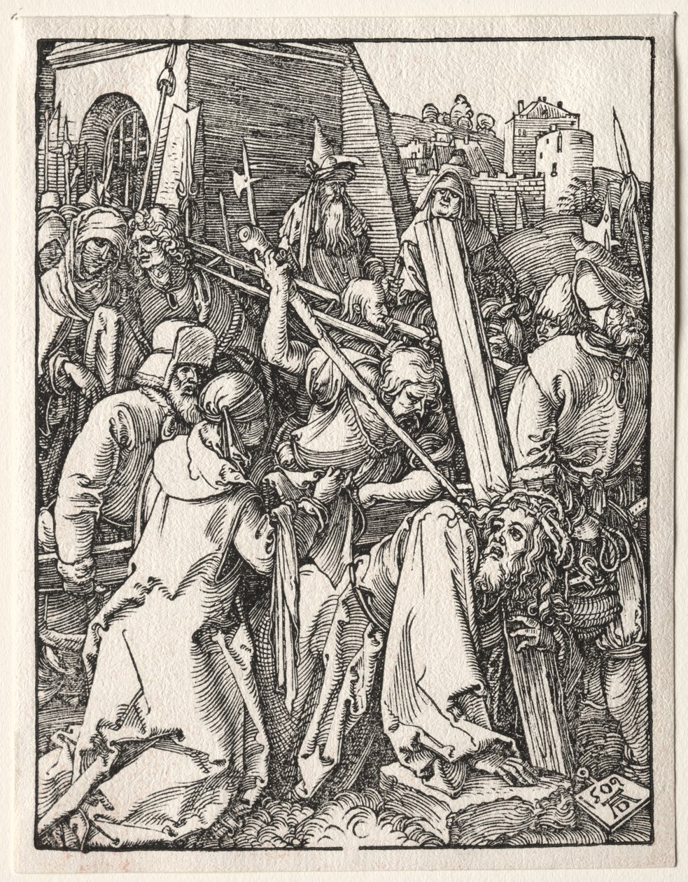 Küçük Tutku: Çarmıhı Taşıyan İsa by Albrecht Dürer