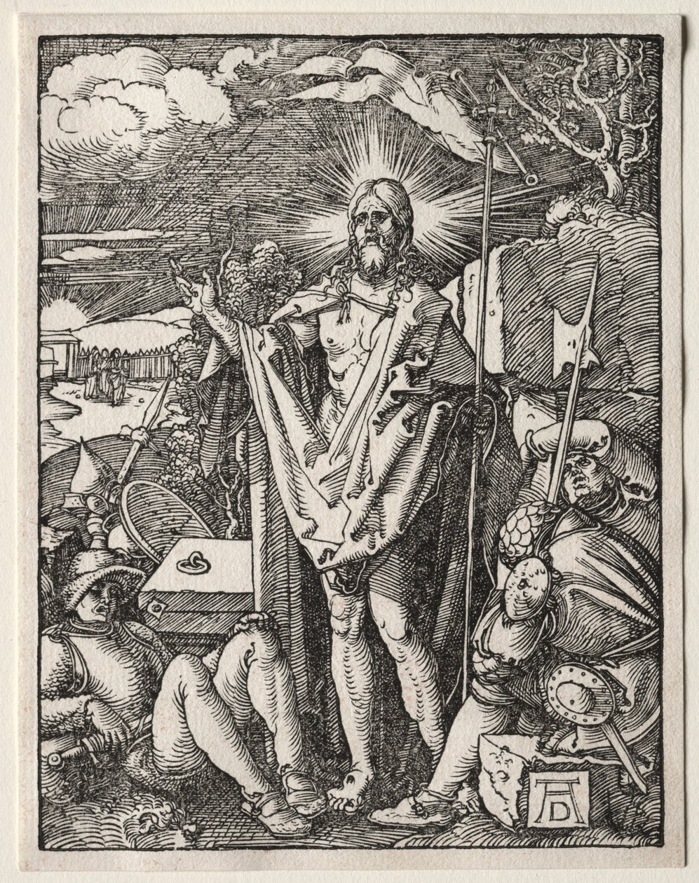 Küçük Tutku: Diriliş, 1509-1511. by Albrecht Dürer