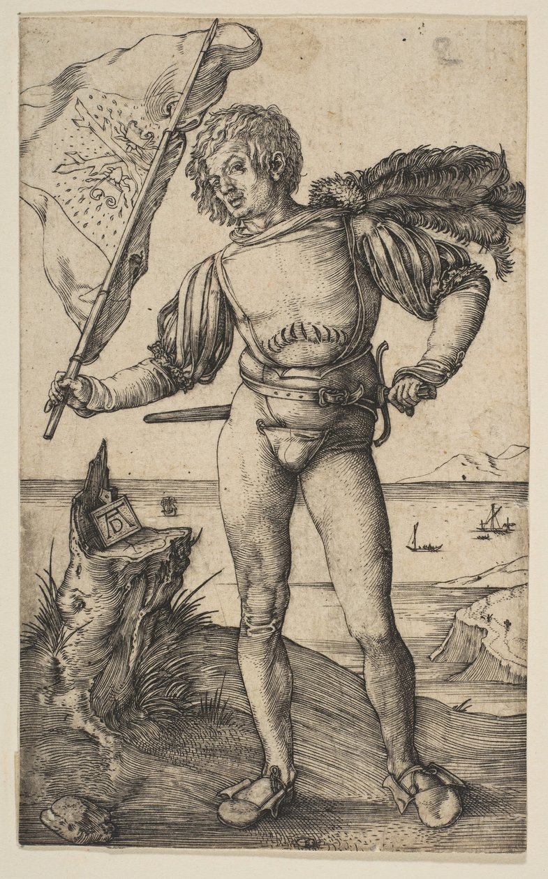 Standart Taşıyıcı, ca. 1501. by Albrecht Dürer